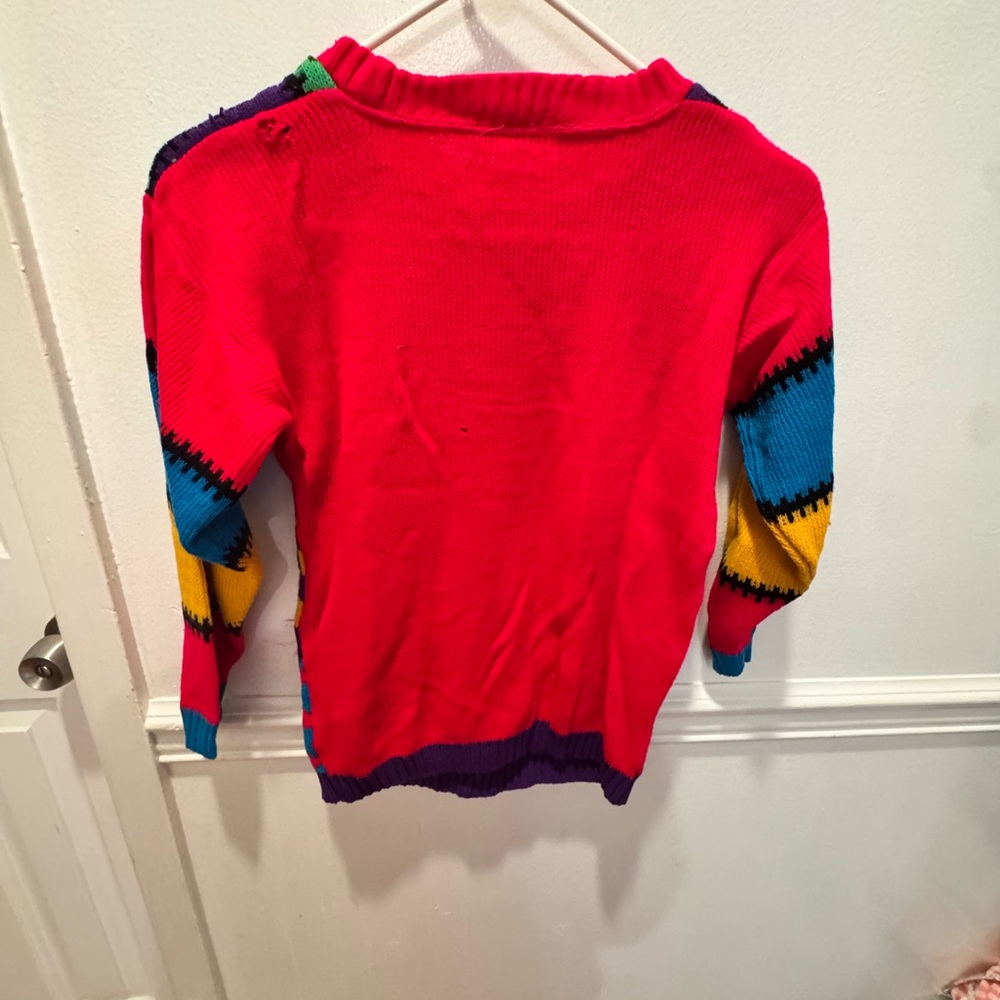 Colorful Patchwork Sweater - Picture 7 of 10